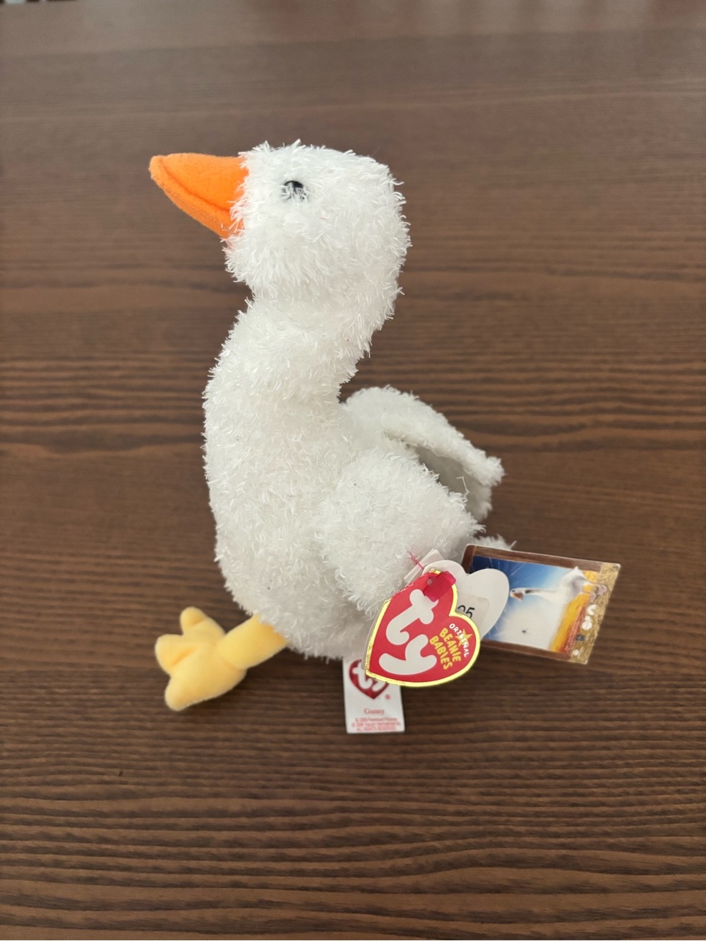 Vintage “gussy the goose” TY plush from charlottes web